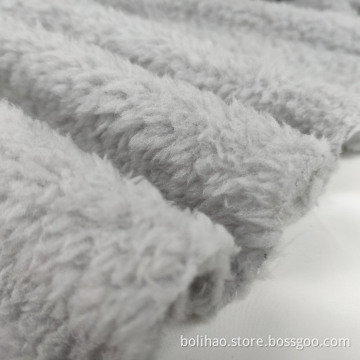 sherpa fleece lamb push 100% polyester shu velveteen fabric